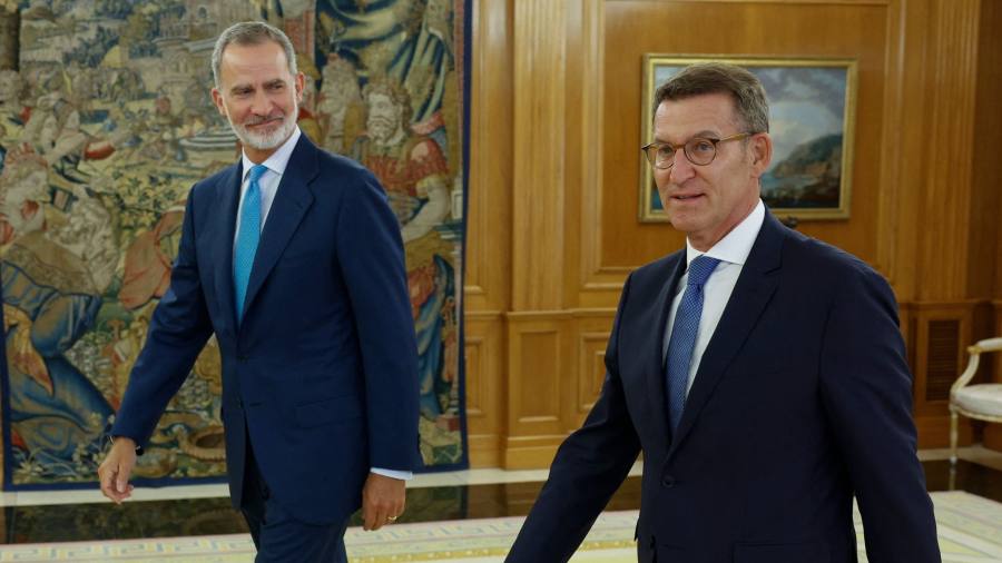 Spain’s king gives conservative opposition first chance to form government