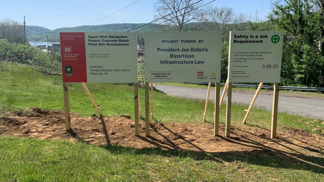 The Montgomery Locks and Dam will go through major construction in the next decade to build a new, larger lock funded by the Bipartisan Infrastructure Law. 