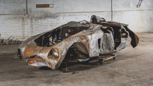 This twisted hunk of metal that used to be a Ferrari just sold for nearly $2 million. Here’s why