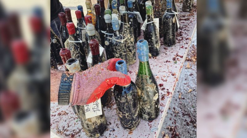 California authorities destroy 2,000 bottles of wine illegally fermented under the ocean