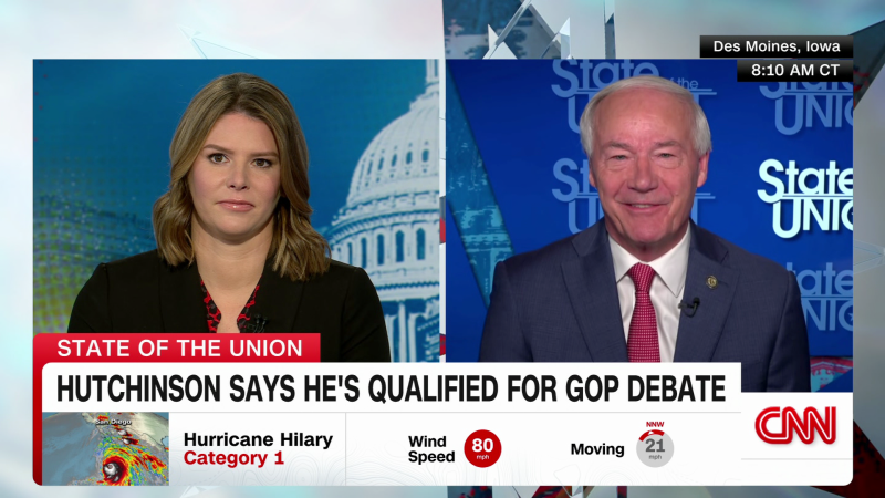 Hutchinson: Trump might be disqualified from presidency