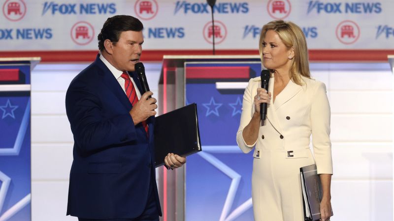 Fox News debate moderators didn’t mention Trump for nearly an hour. It wasn’t an accident