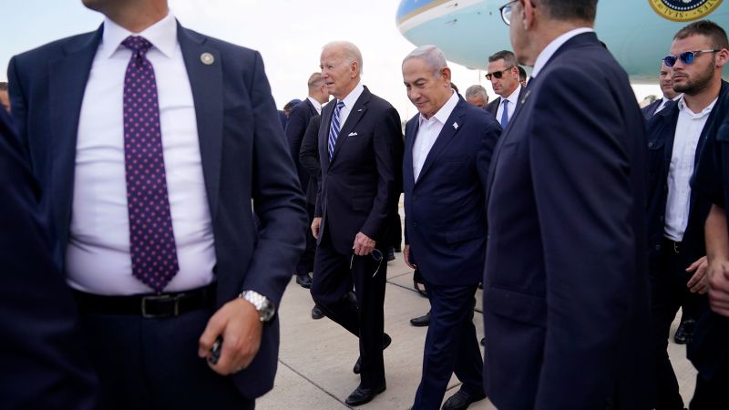 How the Gaza hospital explosion set off a furious scramble before Biden’s Israel trip