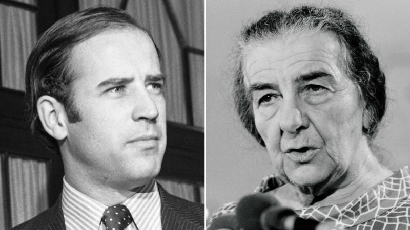 When Joe Biden met Golda Meir, it was a much different time of unrest