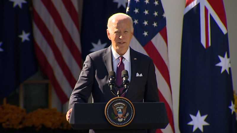 Hear what Biden said when asked if he’s worried new House speaker would overturn 2024 election