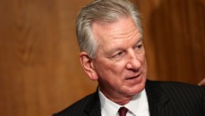 Tommy Tuberville’s Republican colleagues decry his military holds on the Senate floor