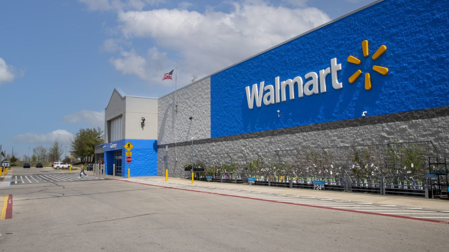Walmart shares slide as retailer gives a cautious outlook about consumer spending