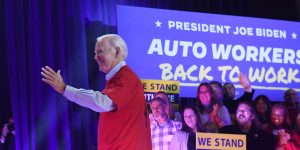Biden says UAW’s deal with automakers proves Trump is wrong about EVs