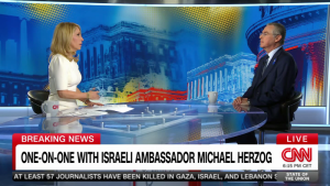 Israeli ambassador: ‘The military operation will resume’ if Israel-Hamas truce isn’t extended