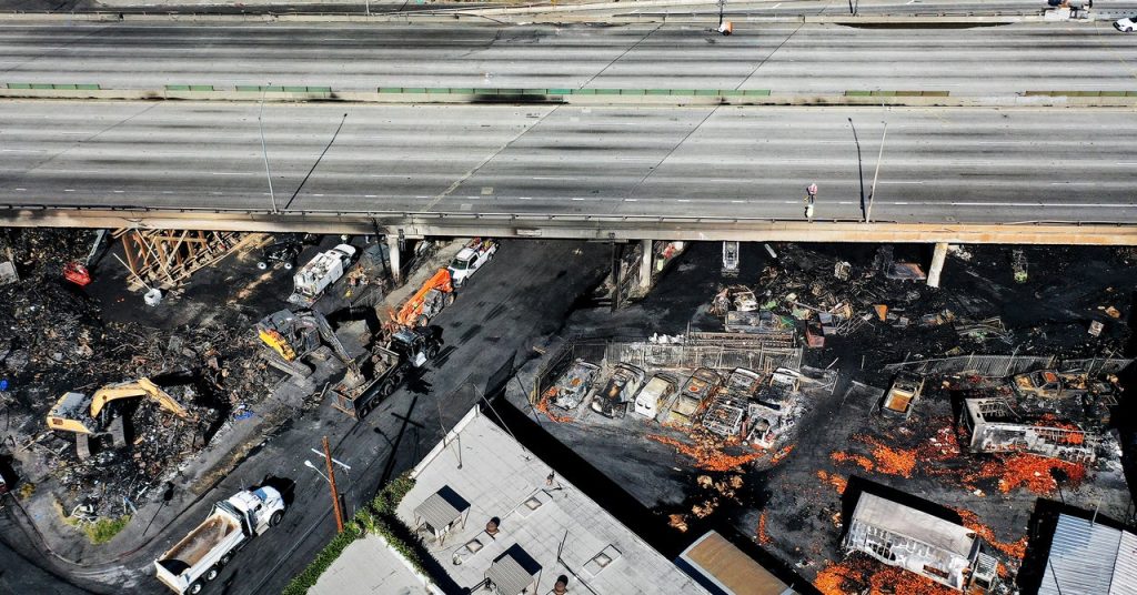 The I-10 Freeway Fire May Have Been Caused by Exploding Hand Sanitizer