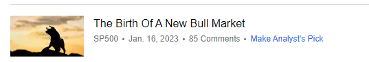new bull market