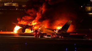 Five dead as planes collide at Tokyo airport; all passengers evacuate Japan Airlines flight