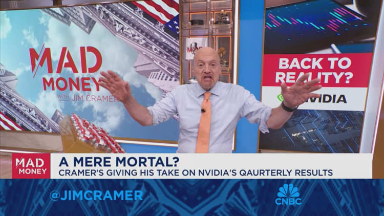 Jim Cramer shares his take on Nvidia's quarter and Wall Street's reaction