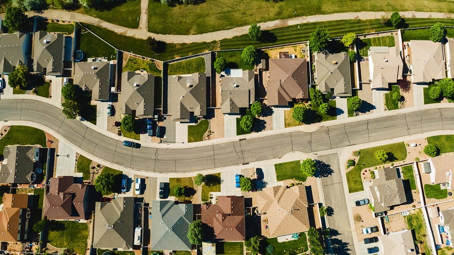 Western Colorado Residential Housing in the US both Single and Multiple Dwellings in Springtime Photo Series